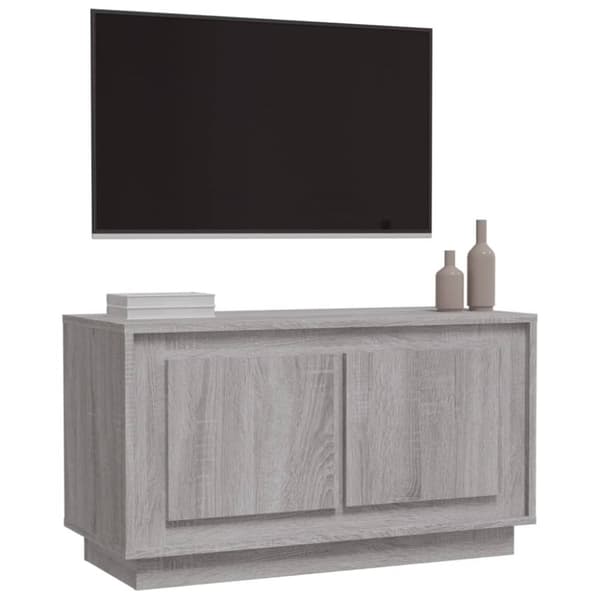 vidaXL Tv-bänk grå sonoma 80x35x45 cm konstruerat trä -  TV-bänkar