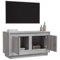 Miniatyrbild 6 av 6: vidaXL Tv-bänk grå sonoma 80x35x45 cm konstruerat trä -  TV-bänkar