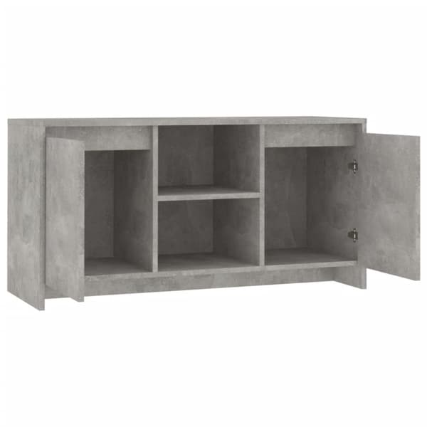 vidaXL TV-bänk betonggrå 102x37,5x52,5 cm spånskiva - TV-bänkar