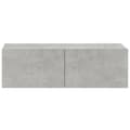 Miniatyrbillede 6 af 6: vidaXL væghængte tv-skabe 4 stk. 100x30x30 cm betongrå -  TV-møbler