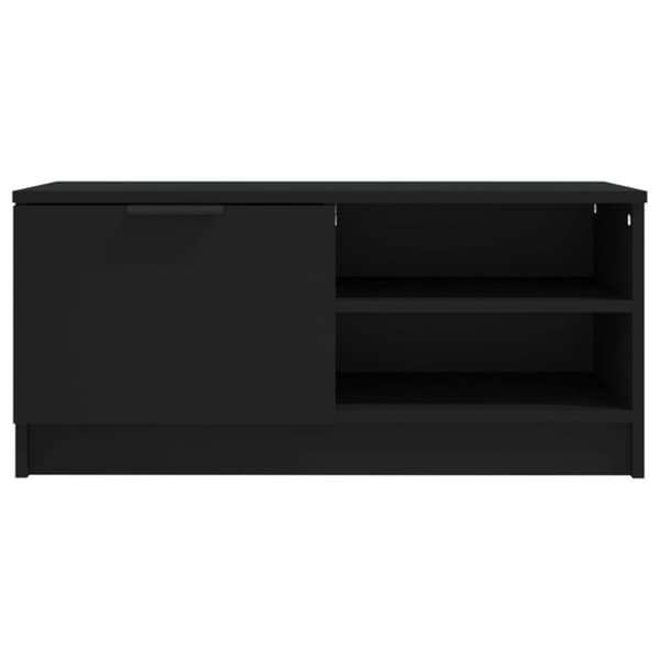 vidaXL tv-bord 80x35x36,5 cm konstrueret træ sort -  TV-møbler