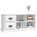 Miniatyrbillede 5 af 6: vidaXL tv-bord 102x35,5x47,5 cm konstrueret træ hvid -  TV-møbler