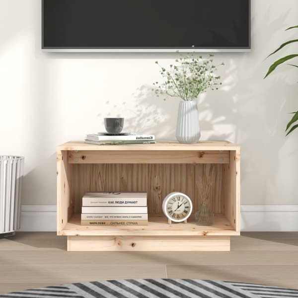 vidaXL Tv-bänk 60x35x35 cm massiv furu -  TV-bänkar