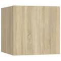Pikkukuva 3 / 6: vidaXL Seinäkiinnitettävä TV-taso Sonoma-tammi 30,5x30x30 cm -  TV-tasot
