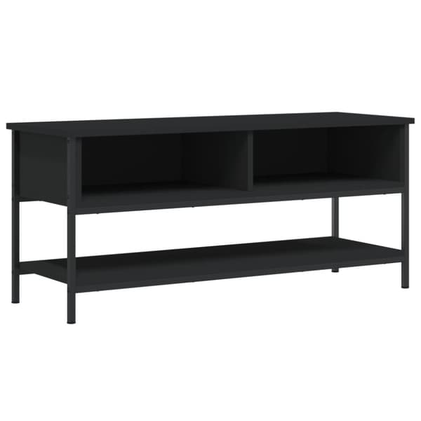 vidaXL TV-taso musta 100x35x45 cm tekninen puu - TV-tasot
