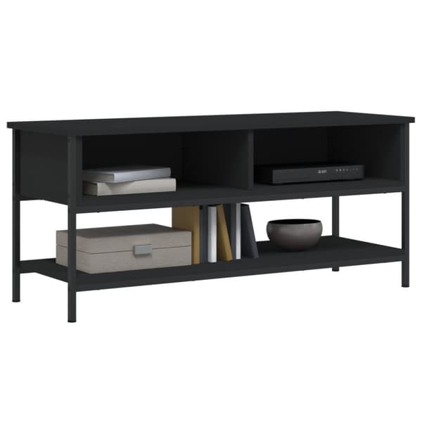 vidaXL TV-taso musta 100x35x45 cm tekninen puu - TV-tasot