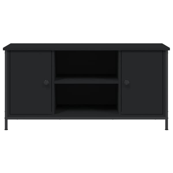 vidaXL Tv-bänk svart 100x40x50 cm konstruerat trä -  TV-bänkar