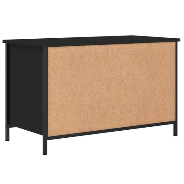 vidaXL tv-bord 80x40x50 cm konstrueret træ sort -  TV-møbler