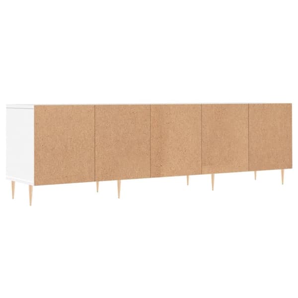 vidaXL Tv-bänk vit 150x30x44,5 cm konstruerat trä - TV-bänkar