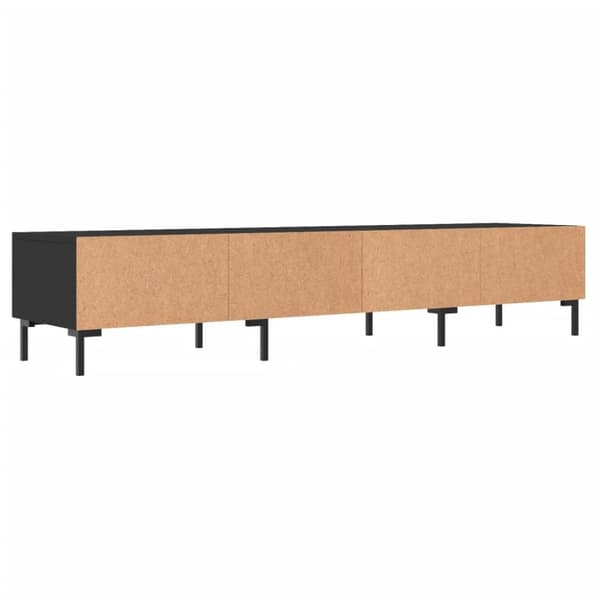 vidaXL tv-bord 150x36x30 cm konstrueret træ sort -  TV-møbler