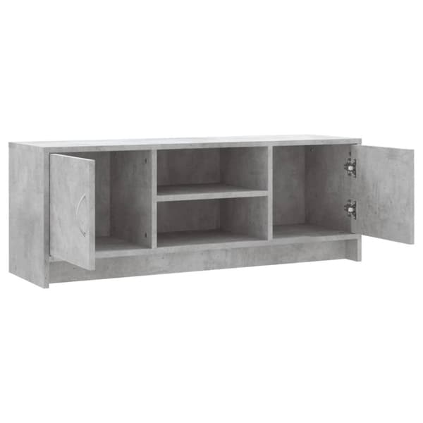 vidaXL tv-bord 102x30x37,5 cm konstrueret træ betongrå - TV-møbler