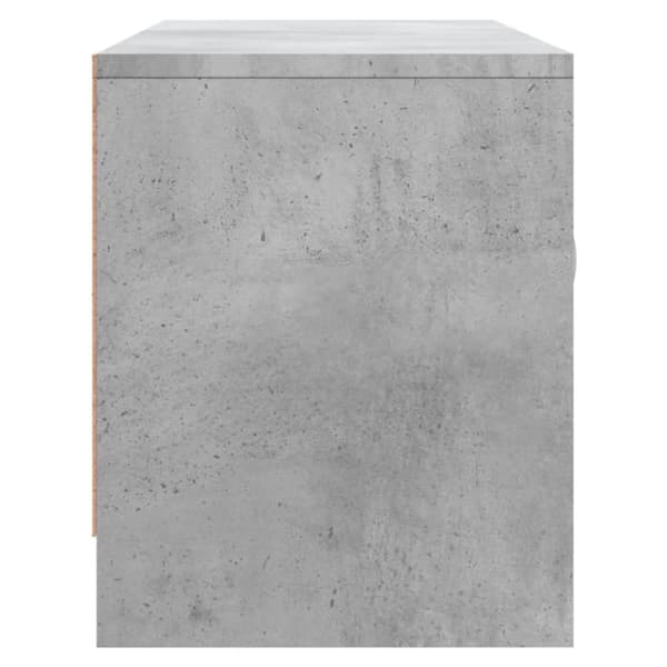 vidaXL tv-bord 102x30x37,5 cm konstrueret træ betongrå - TV-møbler
