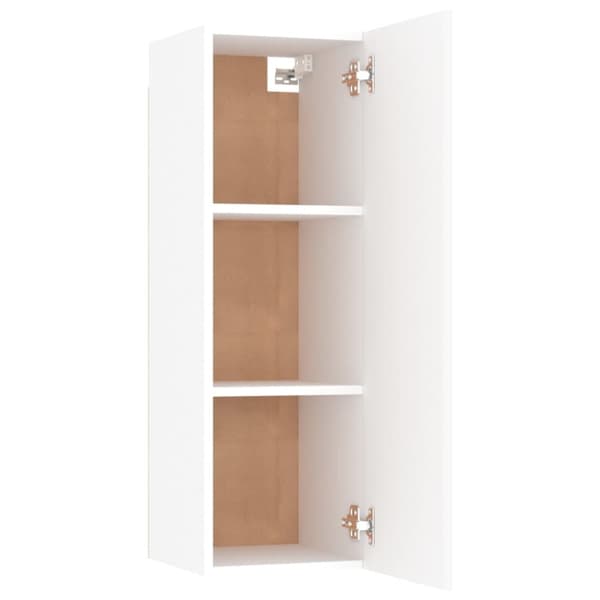 vidaXL TV-skåp vit 30,5x30x90 cm konstruerat trä - TV-bänkar