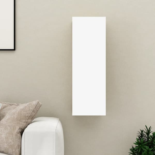 vidaXL TV-skåp vit 30,5x30x90 cm konstruerat trä - TV-bänkar