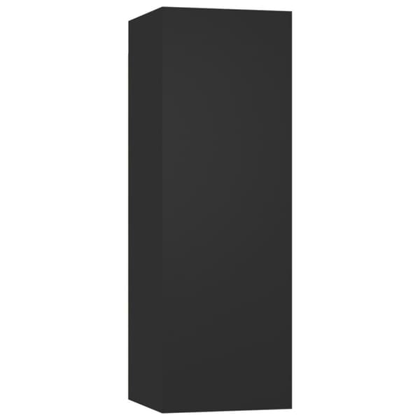 vidaXL tv-bord 30,5x30x90 cm konstrueret træ sort - TV-møbler