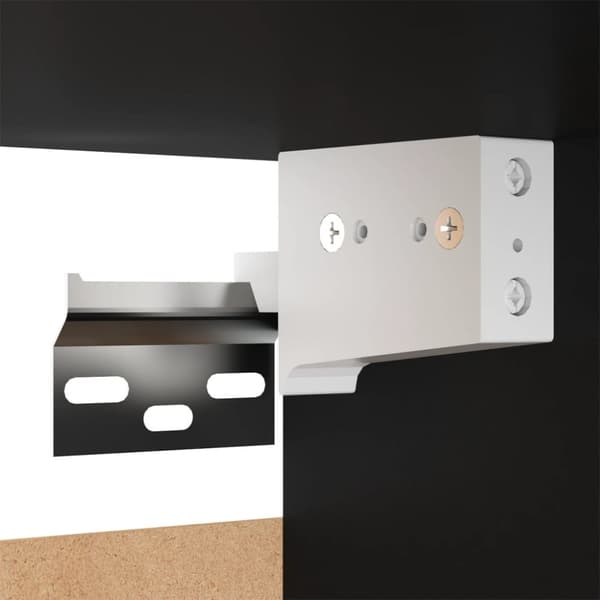 vidaXL tv-bord 30,5x30x90 cm konstrueret træ sort -  TV-møbler