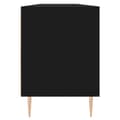 Miniatyrbild 8 av 11: vidaXL Tv-bänk svart 150x30x44,5 cm konstruerat trä -  TV-bänkar