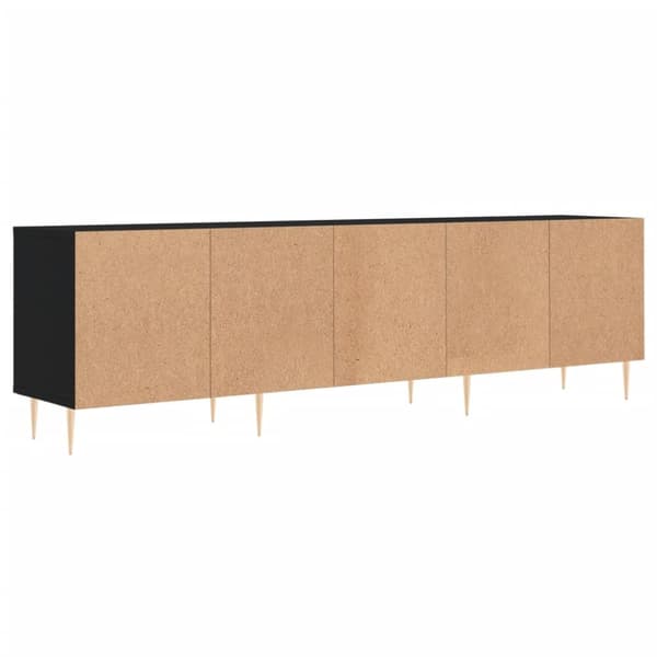 vidaXL Tv-bänk svart 150x30x44,5 cm konstruerat trä - TV-bänkar