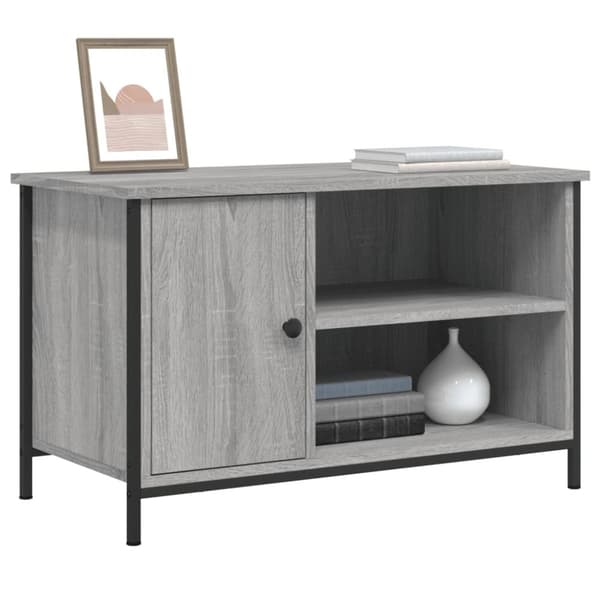 vidaXL TV-taso harmaa Sonoma 80x40x30 cm tekninen puu - TV-tasot