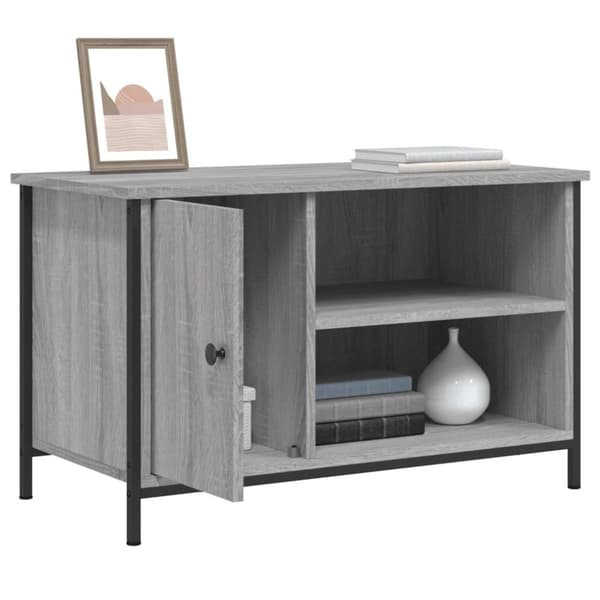 vidaXL TV-taso harmaa Sonoma 80x40x30 cm tekninen puu - TV-tasot