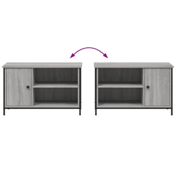 vidaXL TV-taso harmaa Sonoma 80x40x30 cm tekninen puu - TV-tasot