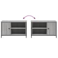 Pikkukuva 10 / 11: vidaXL TV-taso harmaa Sonoma 80x40x30 cm tekninen puu -  TV-tasot
