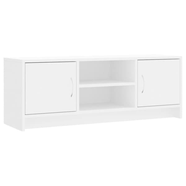 vidaXL Tv-bänk vit 102x30x37,5 cm konstruerat trä - TV-bänkar
