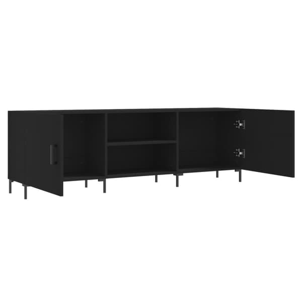 vidaXL Tv-bänk svart 150x30x50 cm konstruerat trä - TV-bänkar