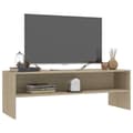 Pikkukuva 4 / 7: vidaXL TV-taso Sonoma tammi 120x40x40 cm tekninen puu -  TV-tasot