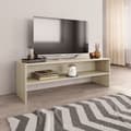Pikkukuva 1 / 7: vidaXL TV-taso Sonoma tammi 120x40x40 cm tekninen puu -  TV-tasot