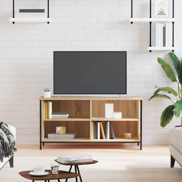 vidaXL tv-bord 100x40x50 cm konstrueret træ sonoma-eg -  TV-møbler