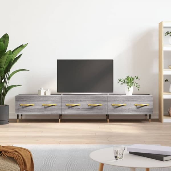vidaXL Tv-bänk grå sonoma 150x36x30 cm konstruerat trä -  TV-bänkar