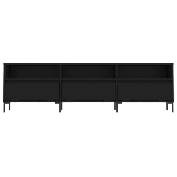 vidaXL Tv-bänk svart 150x30x44,5 cm konstruerat trä -  TV-bänkar