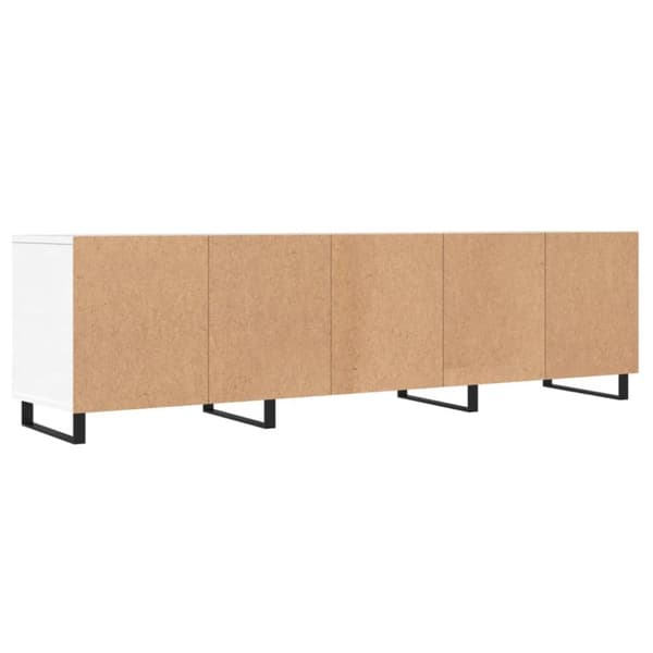 vidaXL Tv-bänk vit 150x30x44,5 cm konstruerat trä - TV-bänkar