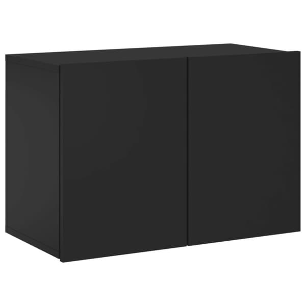 vidaXL Väggmonterad tv-bänk svart 60x30x41 cm - TV-bänkar