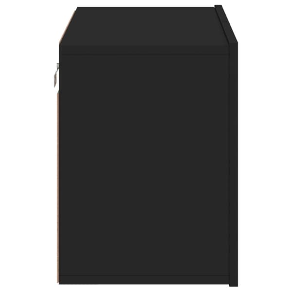 vidaXL Väggmonterad tv-bänk svart 60x30x41 cm - TV-bänkar