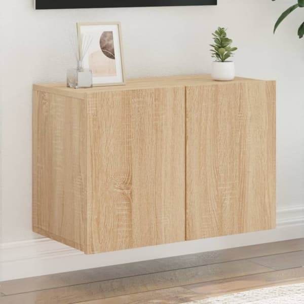 vidaXL væghængt tv-bord 60x30x41 cm sonoma-eg -  TV-møbler
