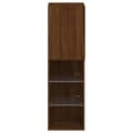 Pikkukuva 10 / 11: vidaXL TV-taso LED-valoilla ruskea tammi 30,5x30x102 cm -  TV-tasot