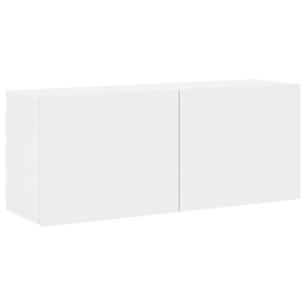 vidaXL væghængt tv-bord 100x30x41 cm hvid - TV-møbler