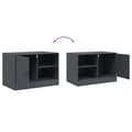 Miniatyrbilde 11 av 11: vidaXL TV-benker 2 stk antrasitt 67x39x44 cm stål