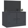 Miniatyrbilde 6 av 11: vidaXL TV-benk antrasitt 67x39x44 cm stål