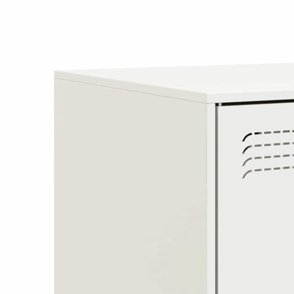 vidaXL TV-skåp vit 67x39x44 cm stål