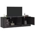 Pikkukuva 4 / 11: vidaXL TV-tasot 2 kpl musta 67x39x44 cm teräs