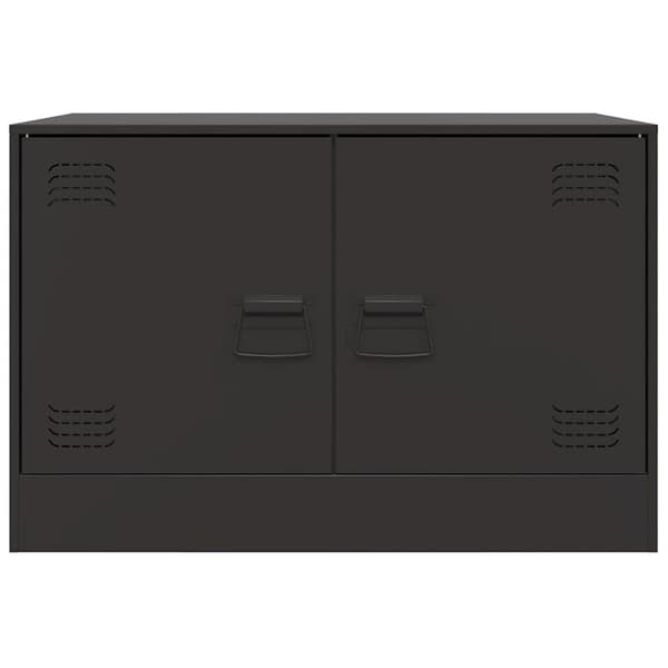 vidaXL TV-tasot 2 kpl musta 67x39x44 cm teräs