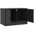 Pikkukuva 8 / 11: vidaXL TV-tasot 2 kpl musta 67x39x44 cm teräs
