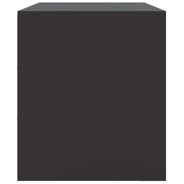 vidaXL TV-tasot 2 kpl musta 67x39x44 cm teräs