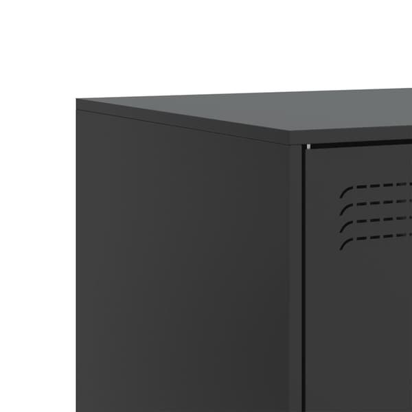 vidaXL TV-tasot 2 kpl musta 67x39x44 cm teräs