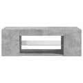 Miniatyrbild 9 av 11: The Living Store TV-bänk med LED-belysning betonggrå 90x39x30 cm -  TV-bänkar