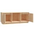 Miniatyrbillede 6 af 10: The Living Store tv-bord 110,5x35x44 cm massivt fyrretræ -  TV-møbler