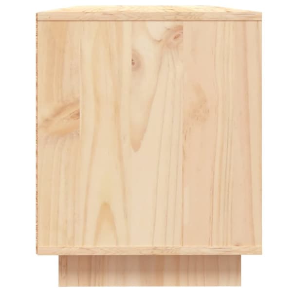 The Living Store tv-bord 110,5x35x44 cm massivt fyrretræ -  TV-møbler